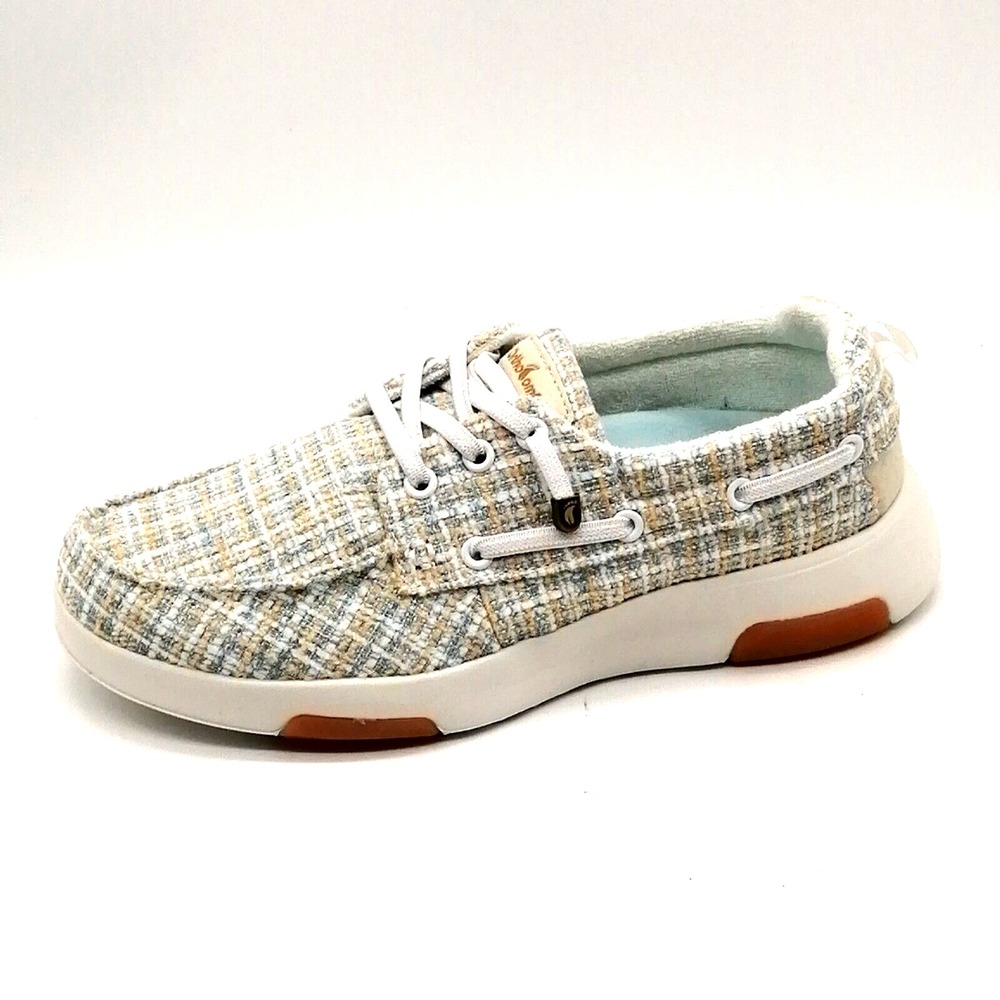 Orthocomfoot Loafers Womens Multicolor‎ Plaid EUR 36 Boat Shoe Comfort NEW